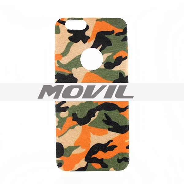 NP-2363 Color del camuflaje de TPU para iPhone 6-4